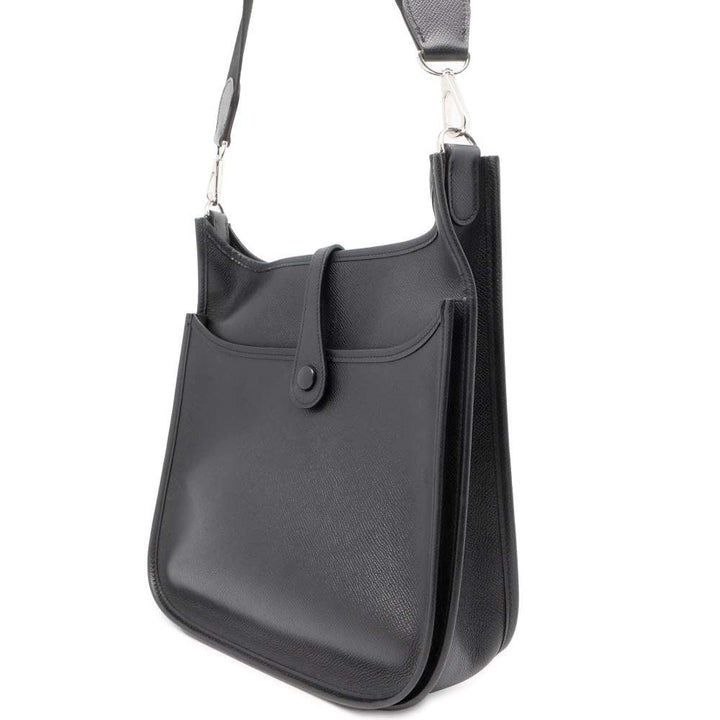 HERMES Evelyne2 Black Epsom Size PM