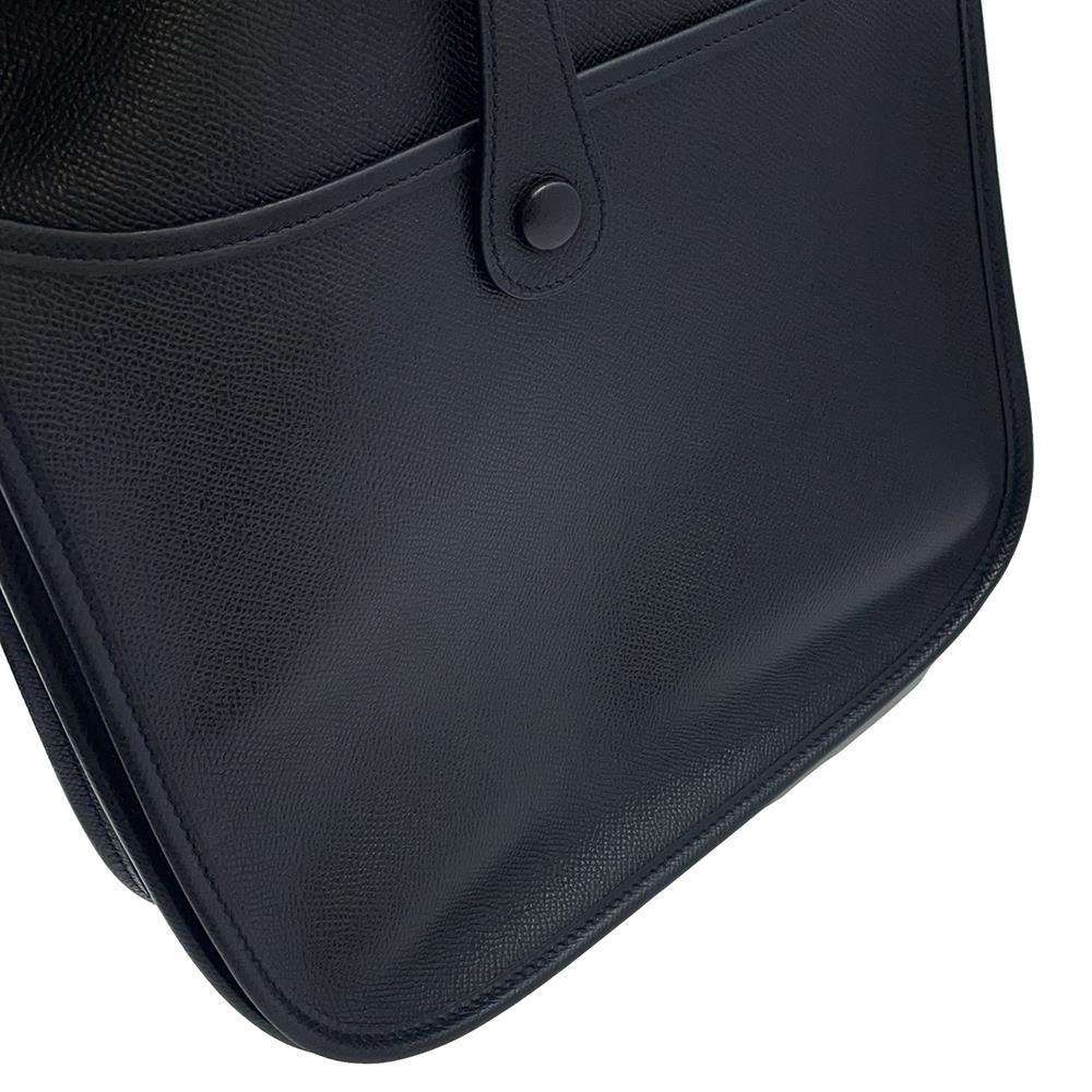 HERMES Evelyne2 Black Epsom Size PM