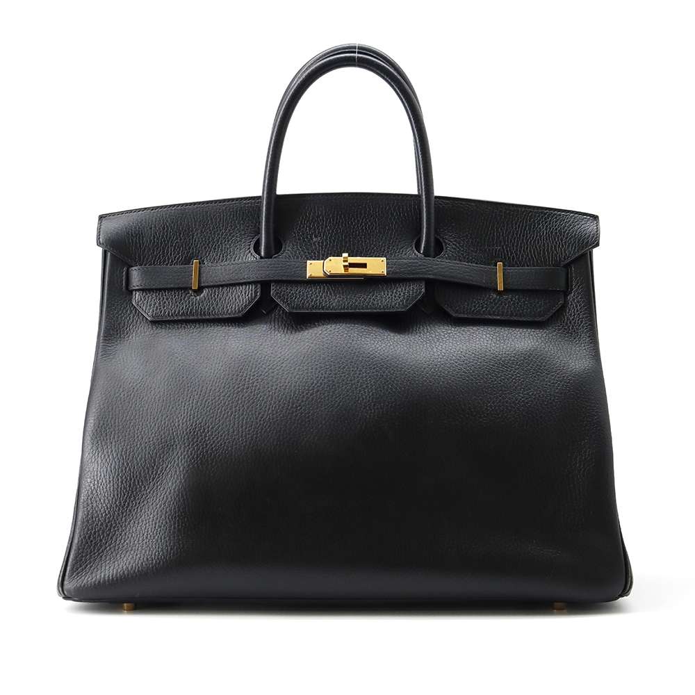 Hermes Birkin Black Ardennes Leather Size 40