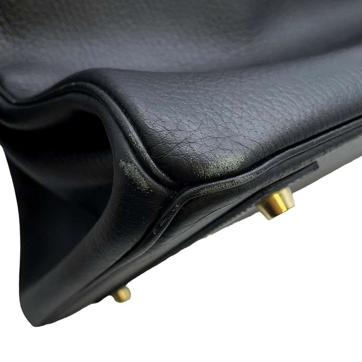 Hermes Birkin Black Ardennes Leather Size 40
