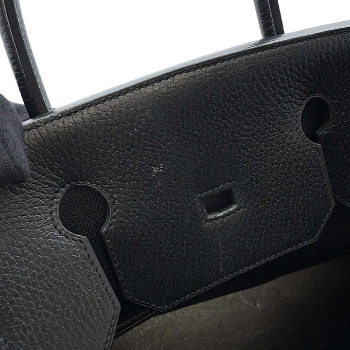 Hermes Birkin Black Ardennes Leather Size 40