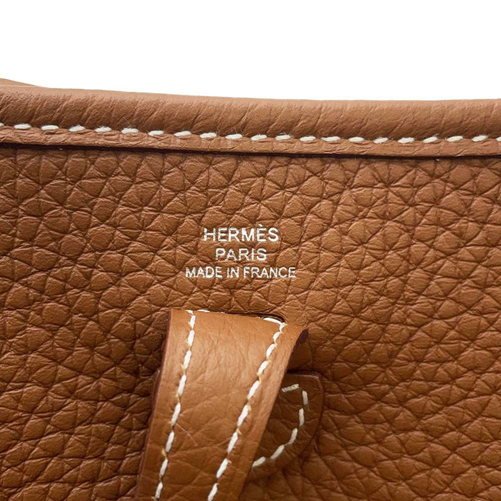 HERMES Evelyne Amazon Gold Taurillon Clemence Size TPM