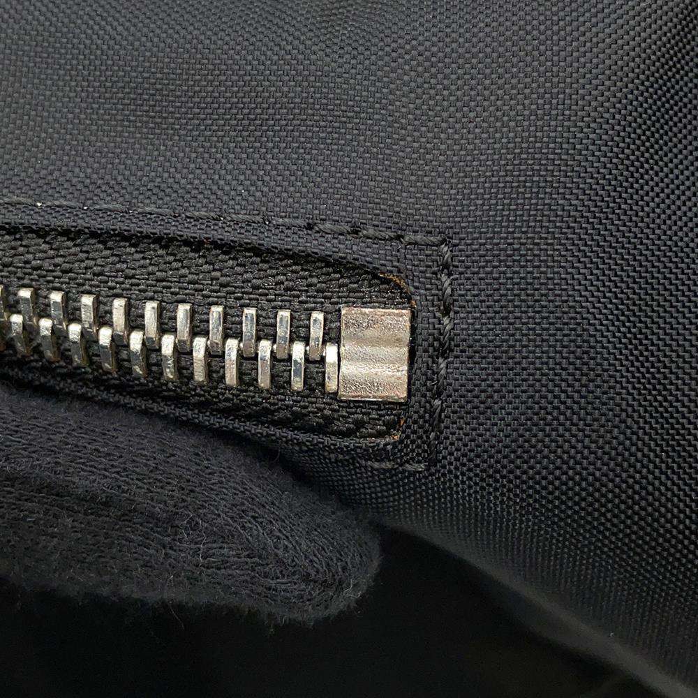 BURBERRY Vintage Check Waist Bag Black/Beige 8005416 Nylon Leather