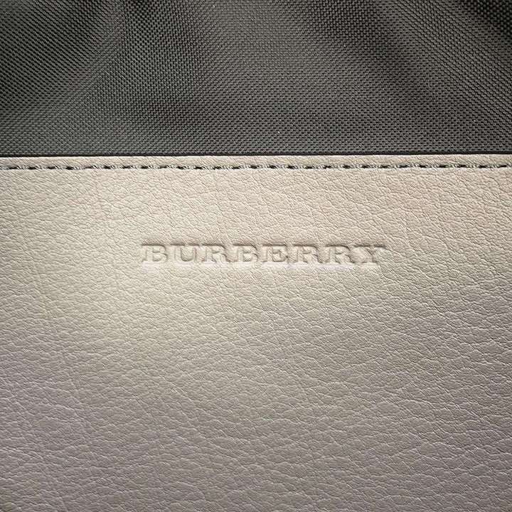 BURBERRY Vintage Check Waist Bag Black/Beige 8005416 Nylon Leather