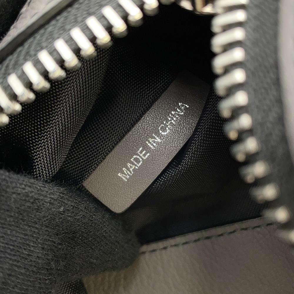 BURBERRY Vintage Check Waist Bag Black/Beige 8005416 Nylon Leather