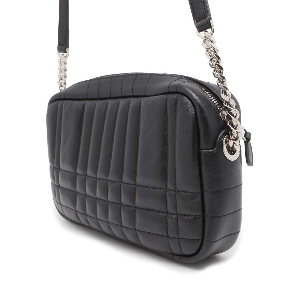 BURBERRY TB Logo Small Rolla Camera Bag Black 8064855 Lambskin