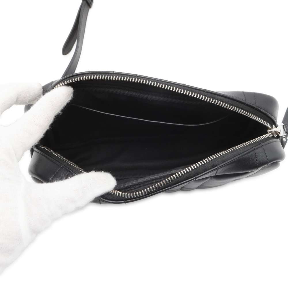 BURBERRY TB Logo Small Rolla Camera Bag Black 8064855 Lambskin