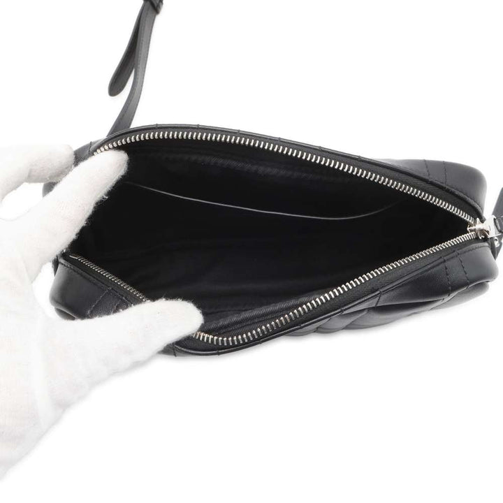 BURBERRY TB Logo Small Rolla Camera Bag Black 8064855 Lambskin