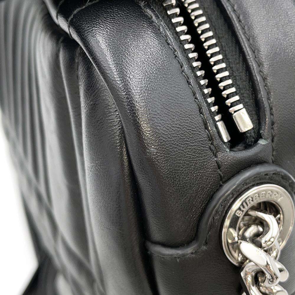 BURBERRY TB Logo Small Rolla Camera Bag Black 8064855 Lambskin