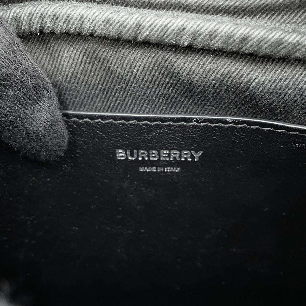 BURBERRY TB Logo Small Rolla Camera Bag Black 8064855 Lambskin