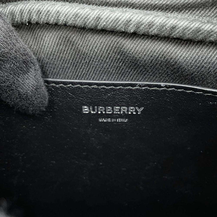 BURBERRY TB Logo Small Rolla Camera Bag Black 8064855 Lambskin