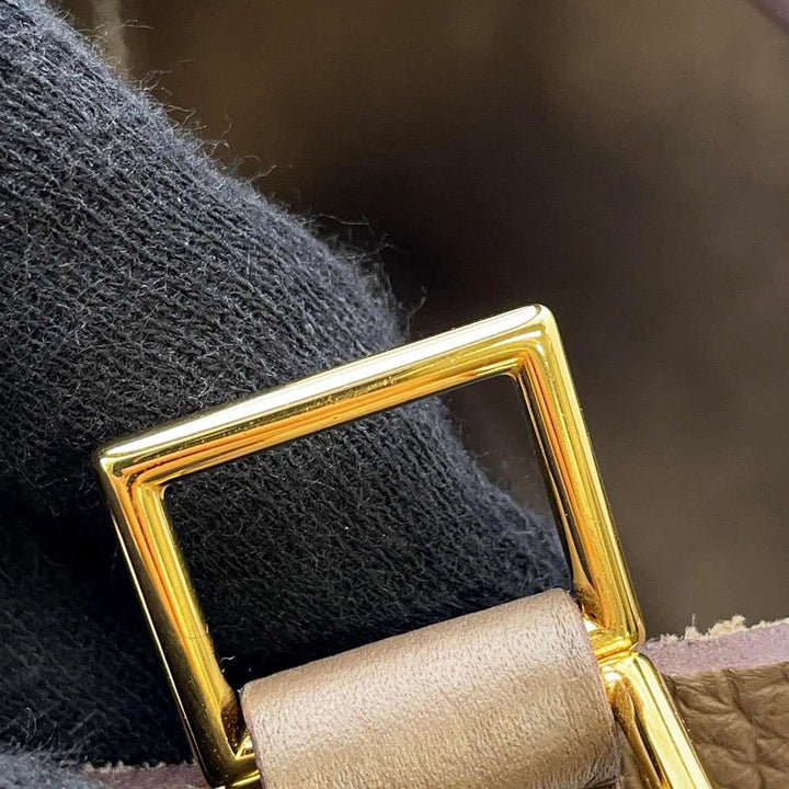 HERMES Picotin Lock Etoupe Taurillon Clemence Size PM