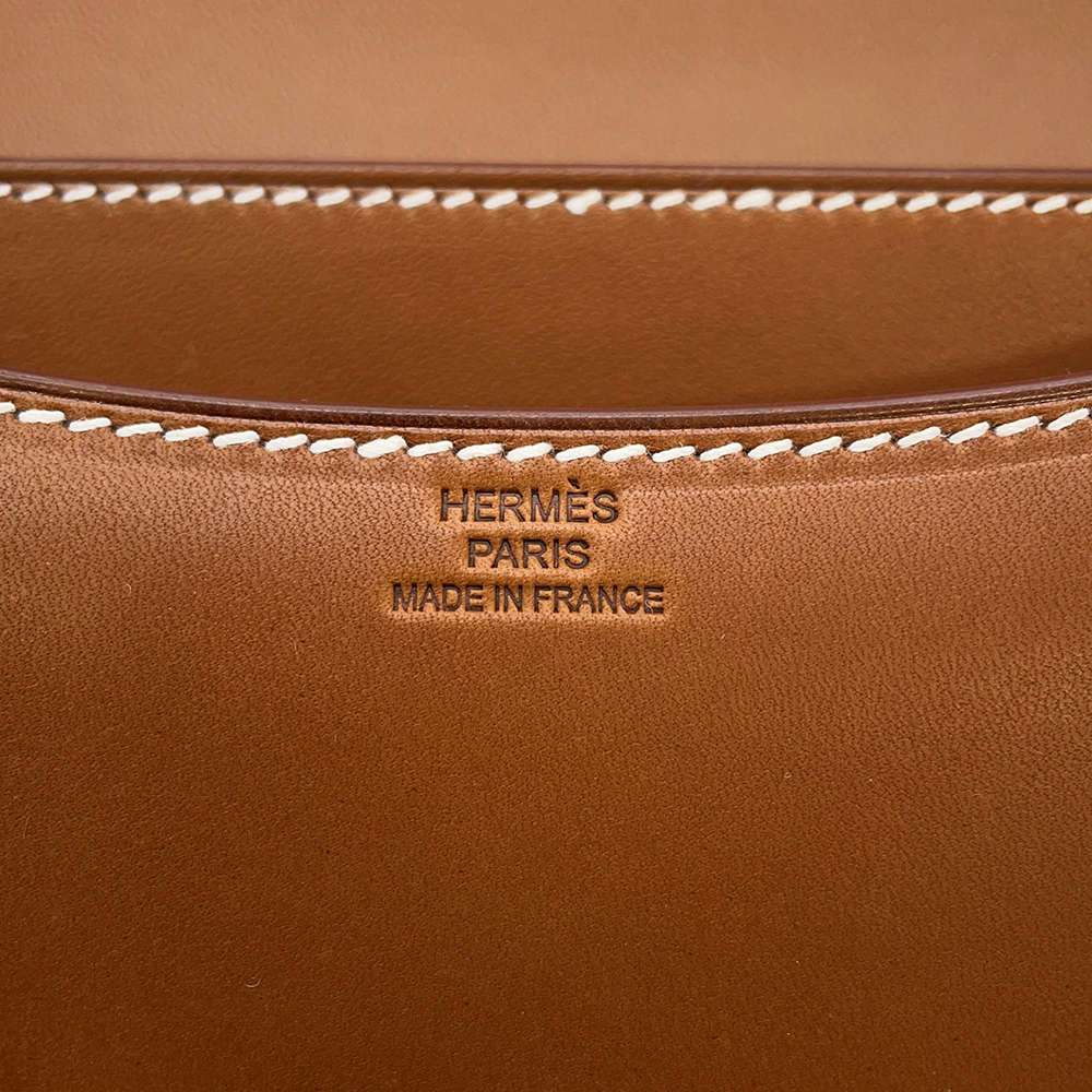 HERMES Constance3 Miroir Fove Barenia Leather Size Mini