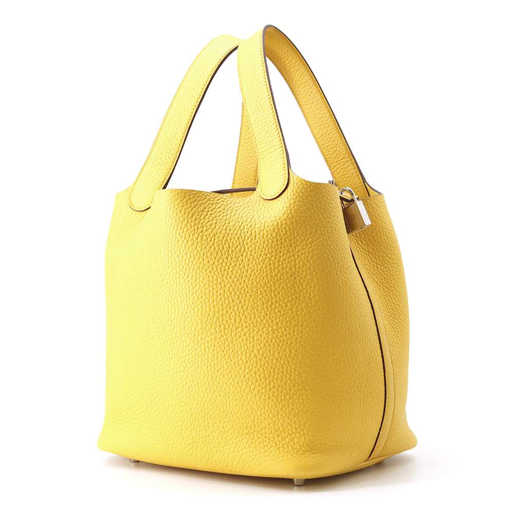 Hermes Picotin Lock Sun Taurillon Clemence Size MM