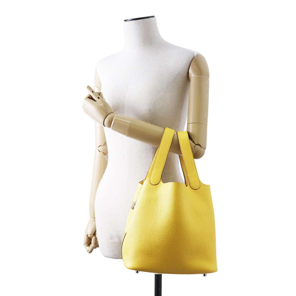 Hermes Picotin Lock Sun Taurillon Clemence Size MM