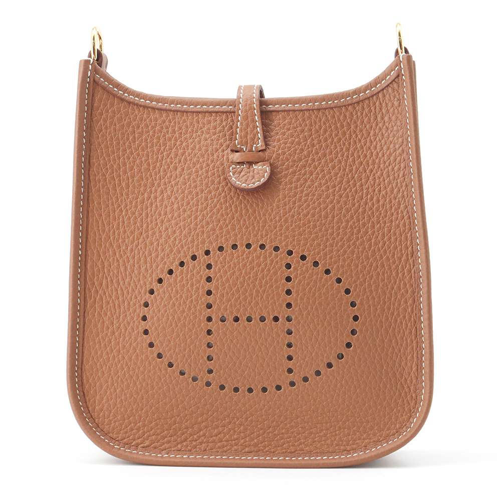 HERMES Evelyne Gold Taurillon Clemence Size TPM