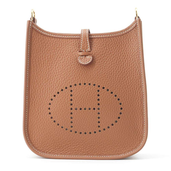 HERMES Evelyne Gold Taurillon Clemence Size TPM