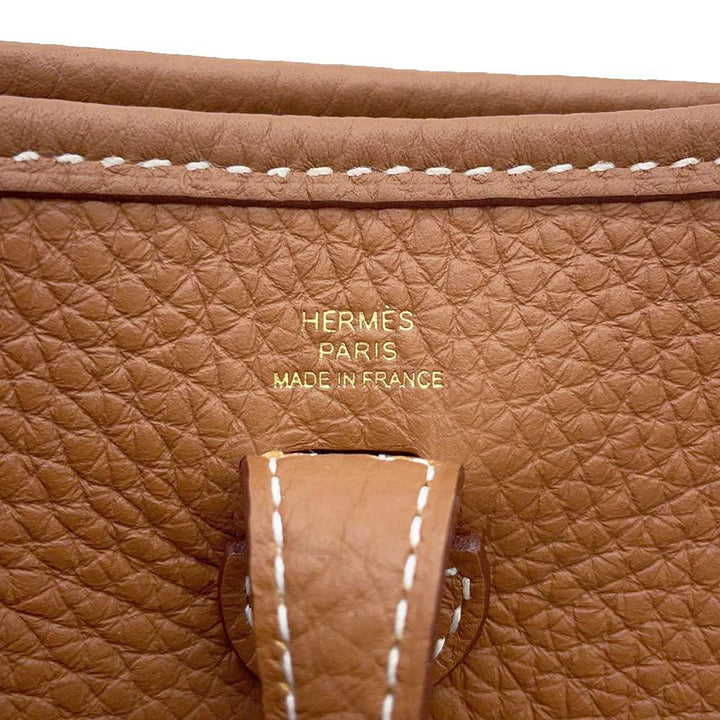 HERMES Evelyne Gold Taurillon Clemence Size TPM