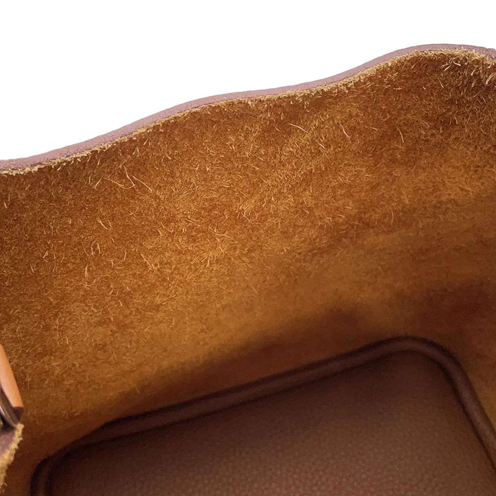 HERMES Picotin Lock Gold Taurillon Clemence Size MM