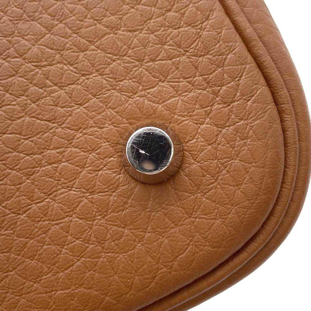 HERMES Picotin Lock Gold Taurillon Clemence Size MM