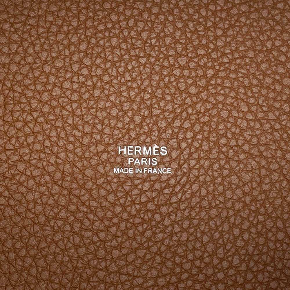 HERMES Picotin Lock Gold Taurillon Clemence Size MM