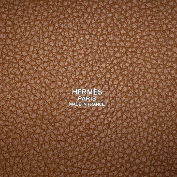 HERMES Picotin Lock Gold Taurillon Clemence Size MM