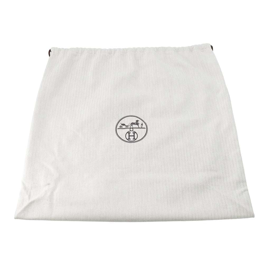 HERMES Garden Party Colvert Toile Chevrons Negonda Leather Size TPM