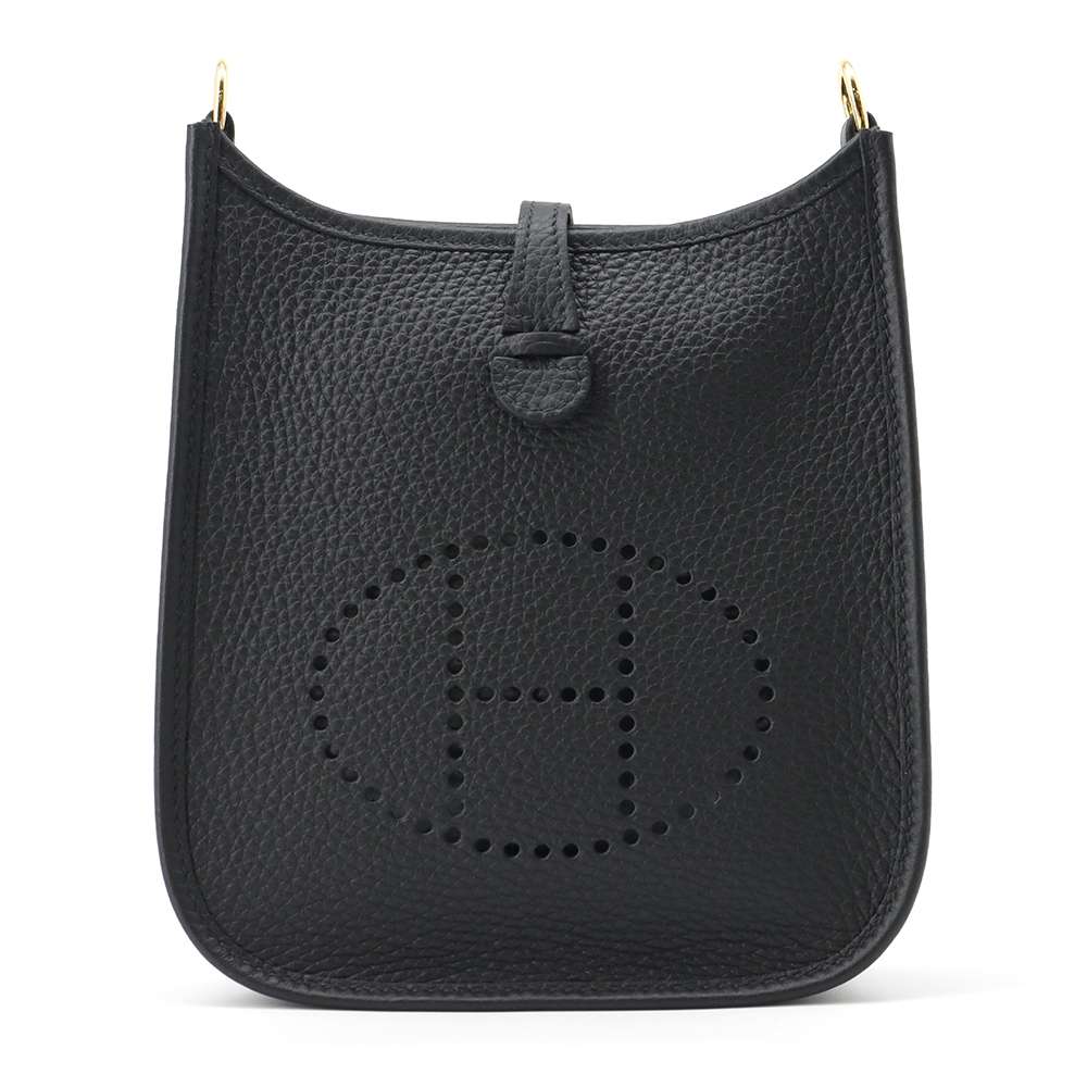 Hermes Evelyne Black Taurillon Clemence Size TPM