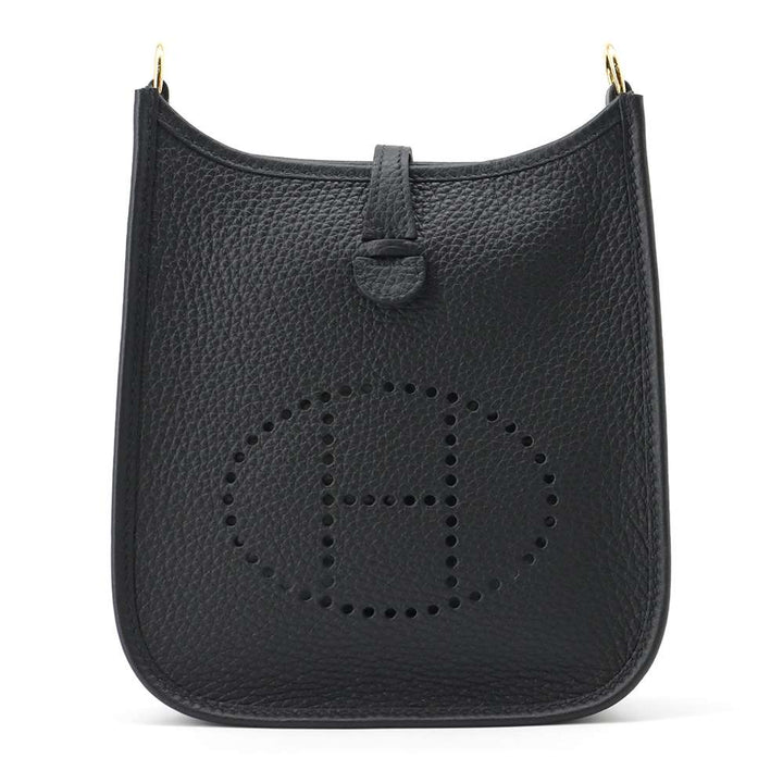 Hermes Evelyne Black Taurillon Clemence Size TPM