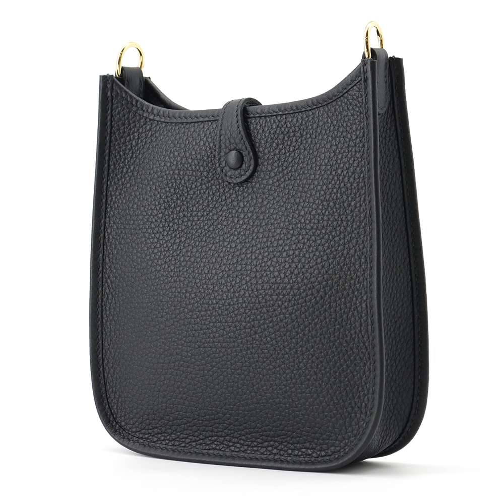 Hermes Evelyne Black Taurillon Clemence Size TPM