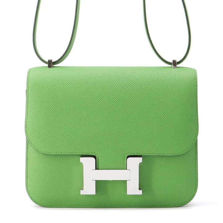 Hermes Constance3 Miroir Vert Yucca Epsom Size Mini
