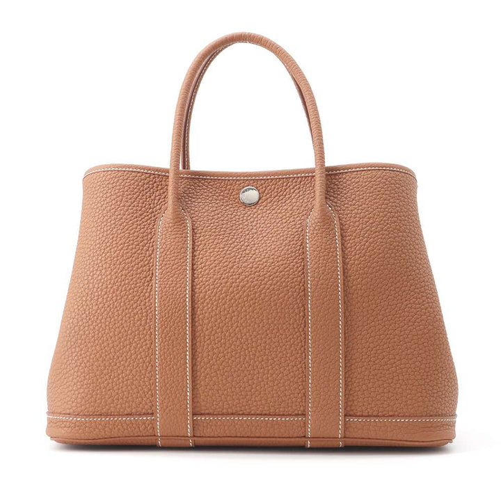 Hermes Garden Party Gold Negonda Leather Size TPM