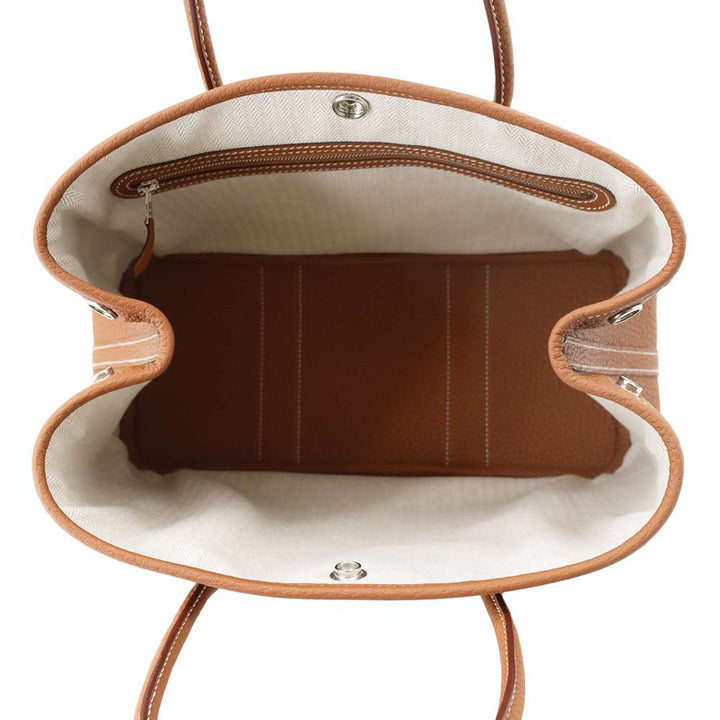 Hermes Garden Party Gold Negonda Leather Size TPM