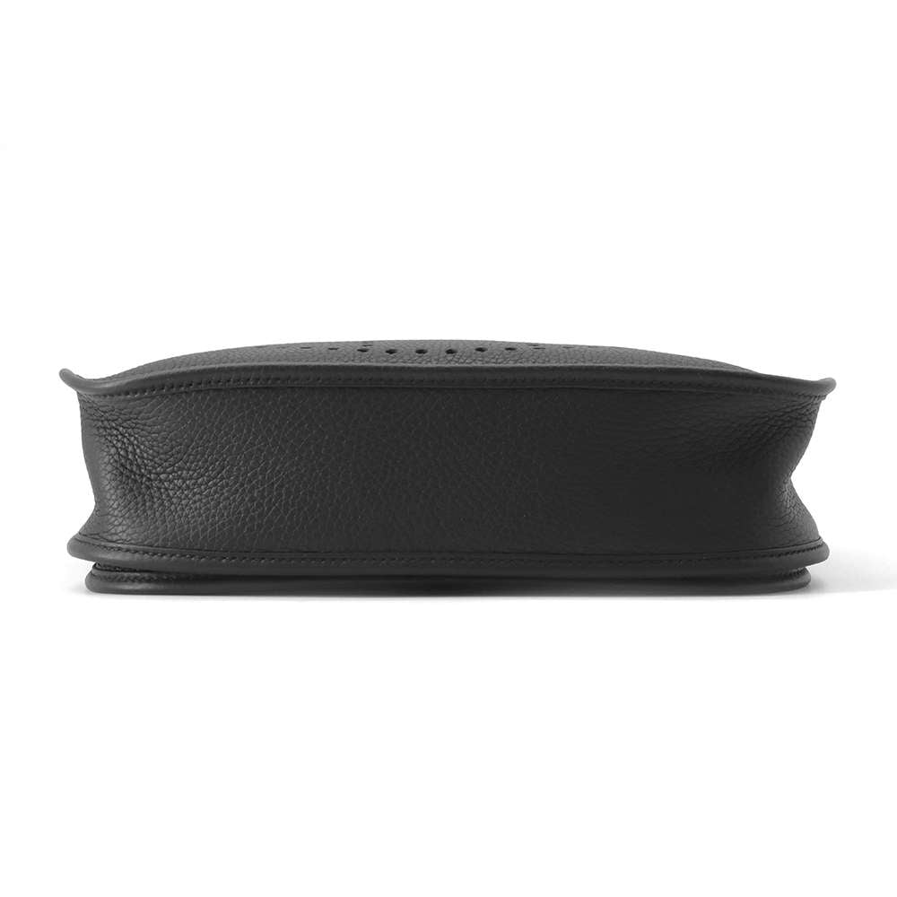 HERMES Evelyne3 Black Taurillon Clemence Size PM