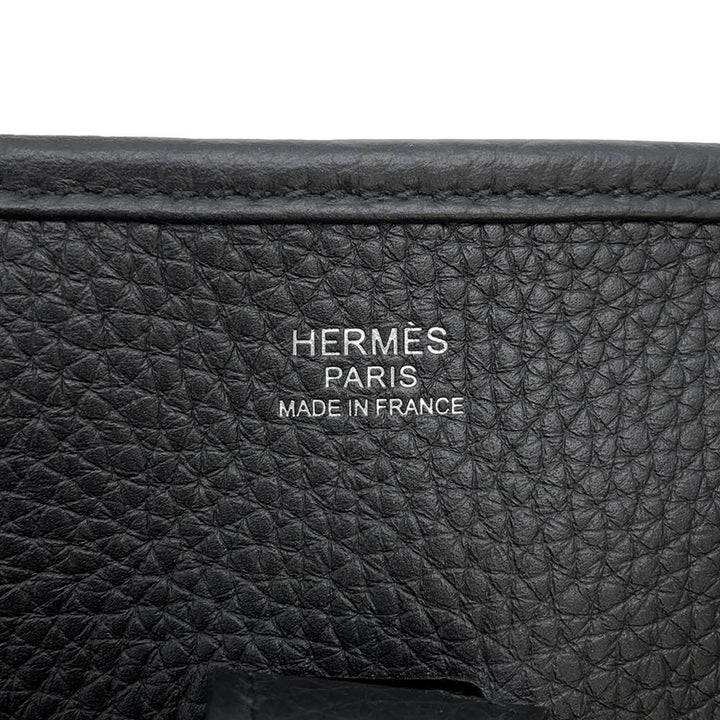 HERMES Evelyne3 Black Taurillon Clemence Size PM