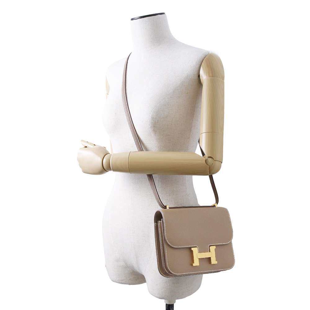 HERMES Constance3 Miroir Etoupe Epsom Size Mini