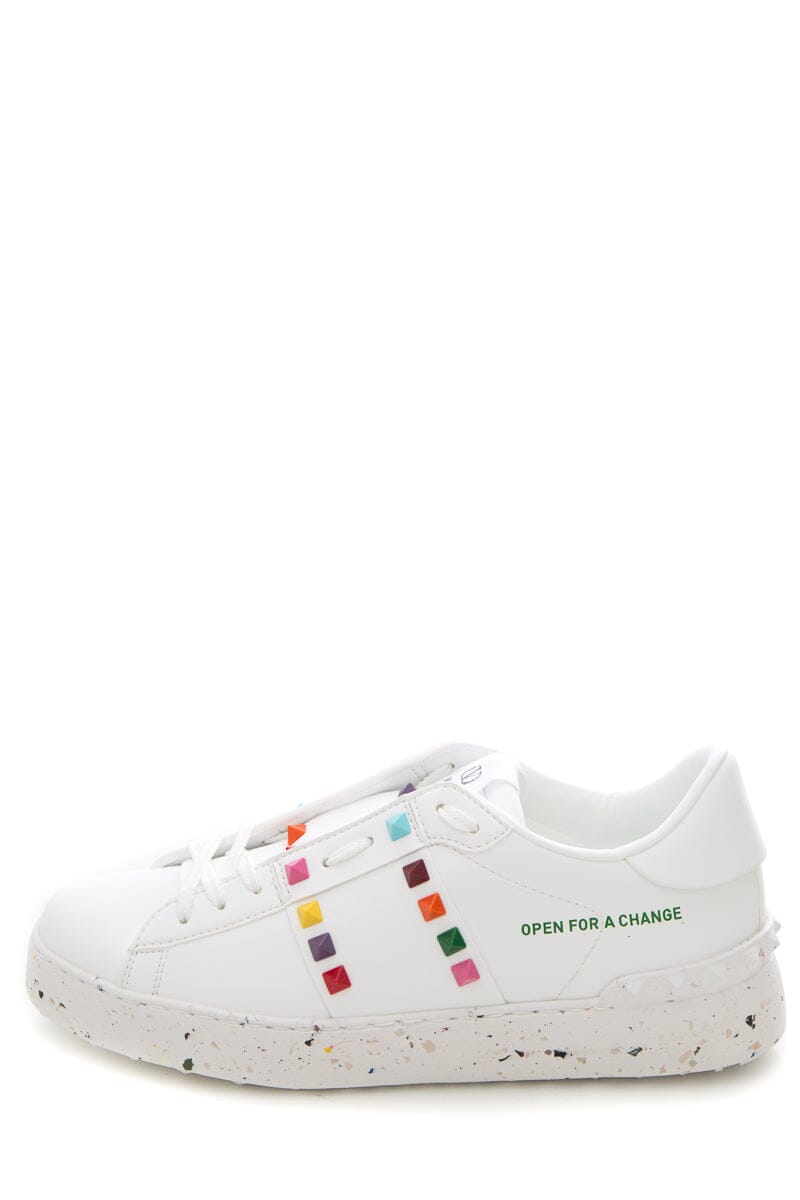 Valentino Open For A Change Rockstud Sneakers SZ 38.5