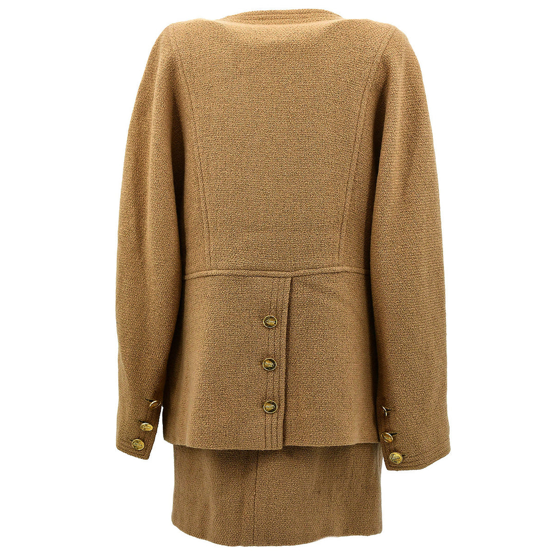 Top Quality Chanel tweed open-front jacket skirt suit #34