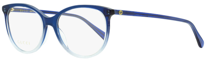 Gucci Women's Oval Eyeglasses GG0550O 004 Blue Gradient 51mm