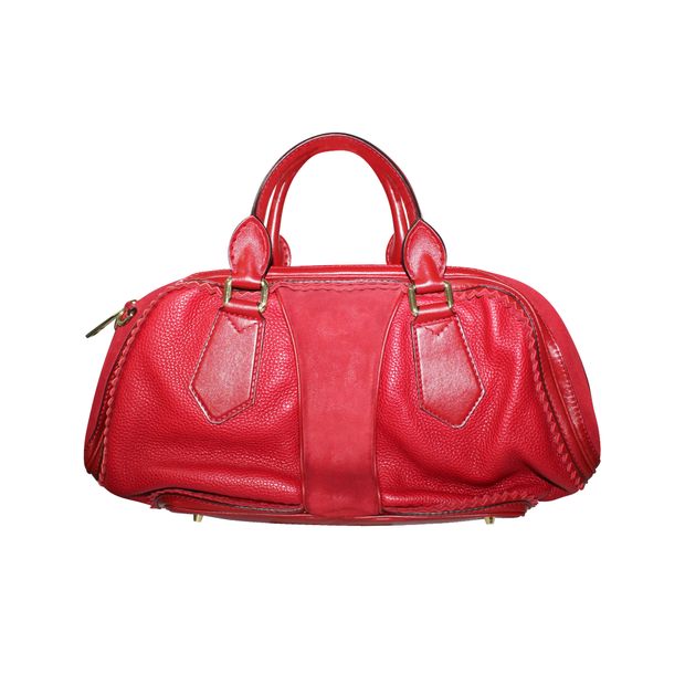 BURBERRY PRORSUM Prorsum Dark Red Shrimpton Tote