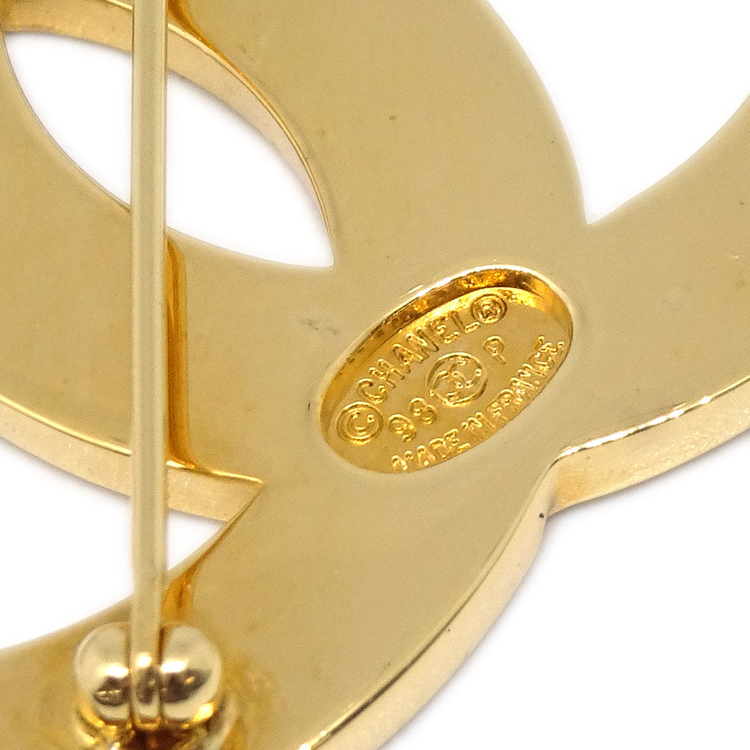 Top Quality Chanel CC Brooch Pin Gold 98P