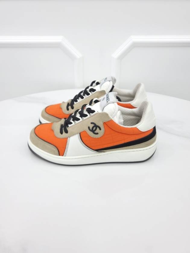 CC quilted suede sneakers G39802 36 5 Chanel