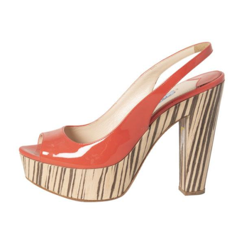 Prada Slingback Platform Pumps