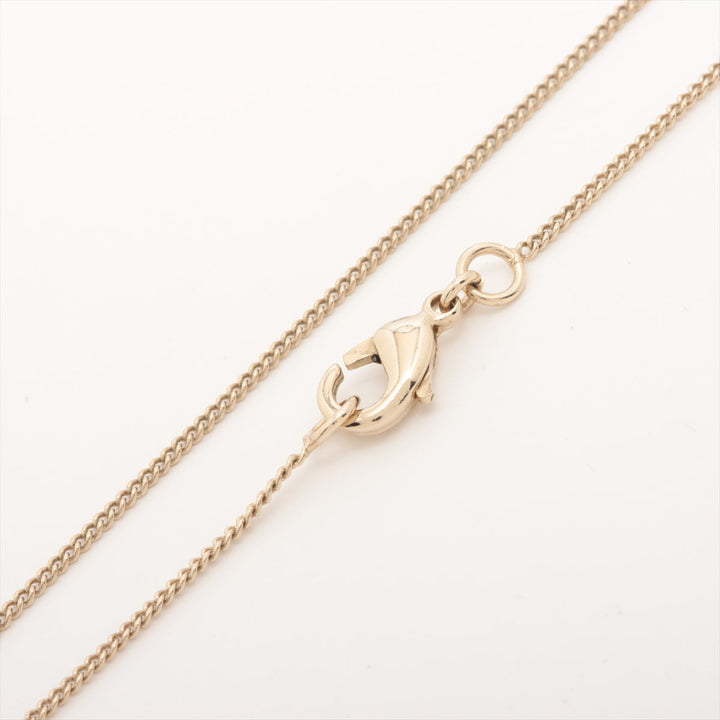 Top Quality Chanel Coco 08A Necklace GP  Linestone G √ó Pink Lip Rose Motif