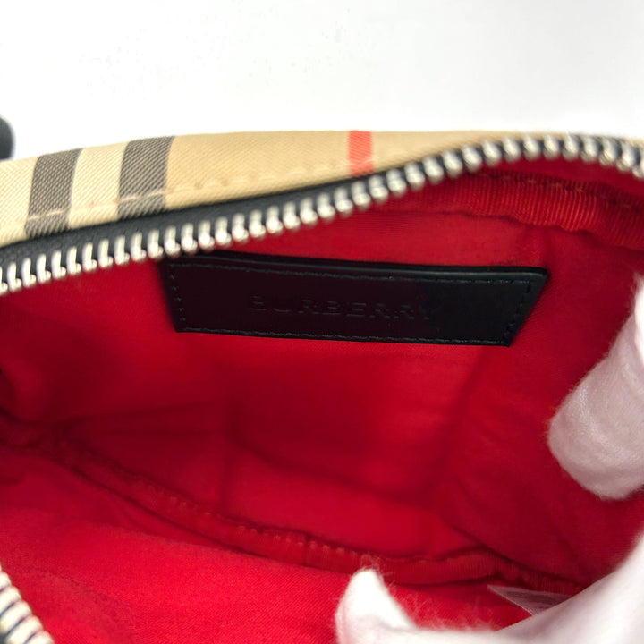 Burberry Nylon Vintage Check Small Cannon Bum Bag Archive Beige LA31345