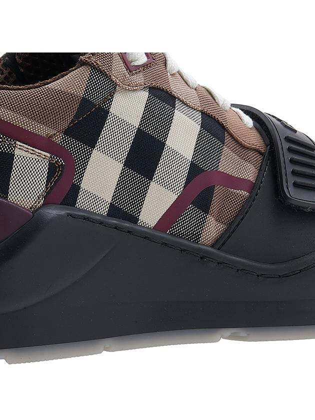 Top Quality Burberry Ramsey Check Cotton Low Top Sneakers Brown