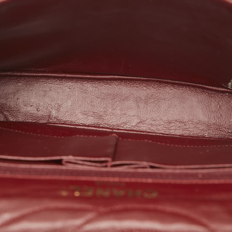 Top Quality Chanel Mattress Cocomark Double Flap 23 Chain houlder Bag Black Cotton Leather  CHANEL