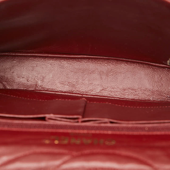 Top Quality Chanel Mattress Cocomark Double Flap 23 Chain houlder Bag Black Cotton Leather  CHANEL