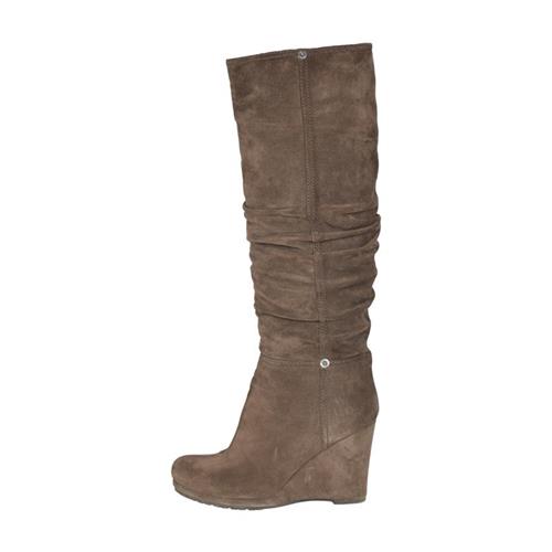 Prada Sport Suede Wedge Boots