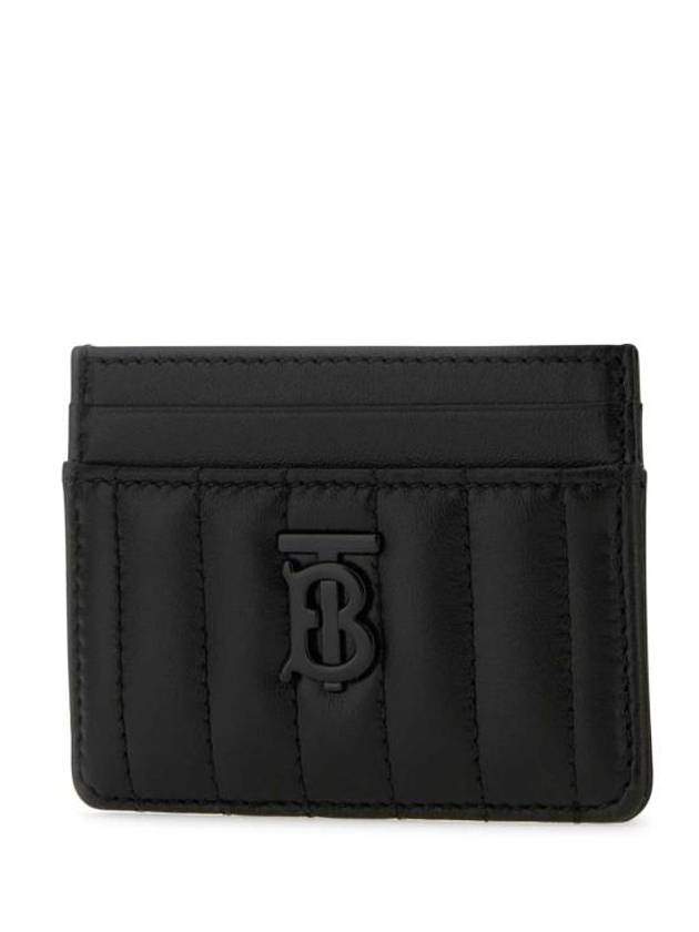 Burberry Quilted Leather Lola Card Wallet Black